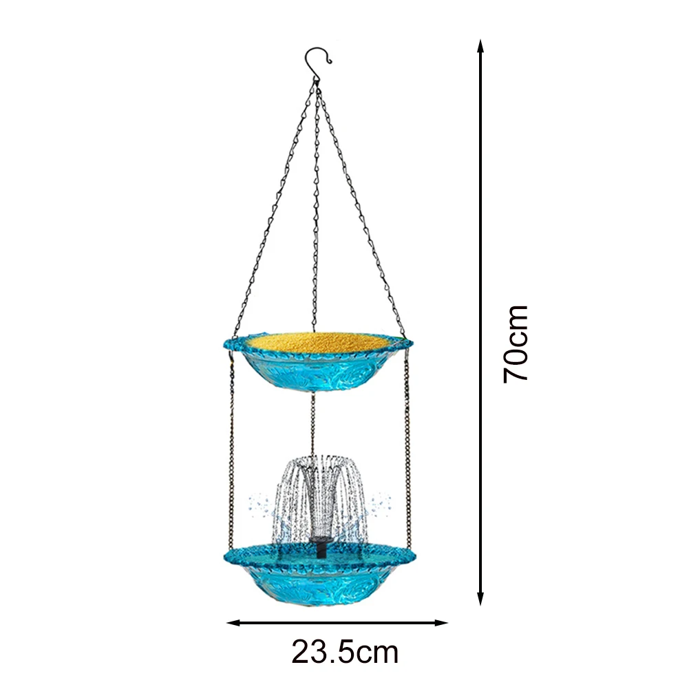 For Garden Diameter 25cm Solar Bird Feeder Outdoor Bird Bath Feeder Garden Decor Plastic And Metal Construction
For Garden Diameter 25cm Solar Bird Feeder Outdoor Bird Bath Feeder Garden Decor Plastic And Metal Construction