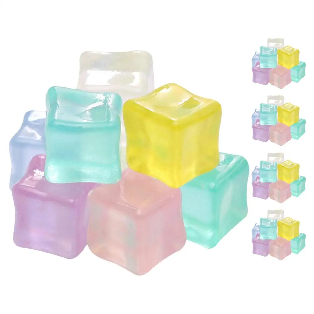 40 Pcs Luminous Ice Cubes Resin Decorative Simulation Photo Props Craft Gifts Wedding Table Display
40 Pcs Luminous Ice Cubes Resin Decorative Simulation Photo Props Craft Gifts Wedding Table Display