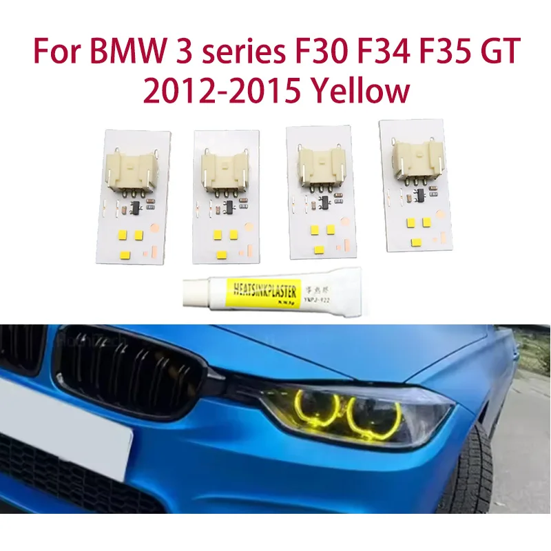 1 pair Lemon Yellow DRL Chip Angel Eyes light modification Car headlights Ballast chip For BMW 3 series F30 F34 F35 GT 2012-2015
1 pair Lemon Yellow DRL Chip Angel Eyes light modification Car headlights Ballast chip For BMW 3 series F30 F34 F35 GT 2012-2015