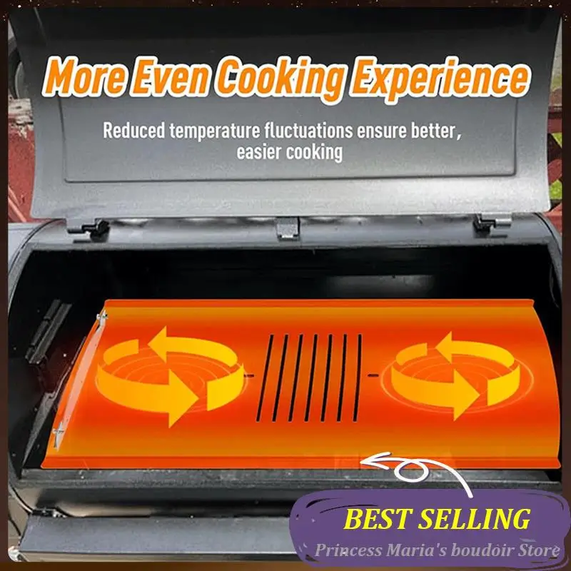 AB30-1X Heavy-Duty Steel Heat Diffuser Plate - Heat Deflector Mod For Pit Boss: Magnetic Thermal Deflector For Enhanced Durable
AB30-1X Heavy-Duty Steel Heat Diffuser Plate - Heat Deflector Mod For Pit Boss: Magnetic Thermal Deflector For Enhanced Durable