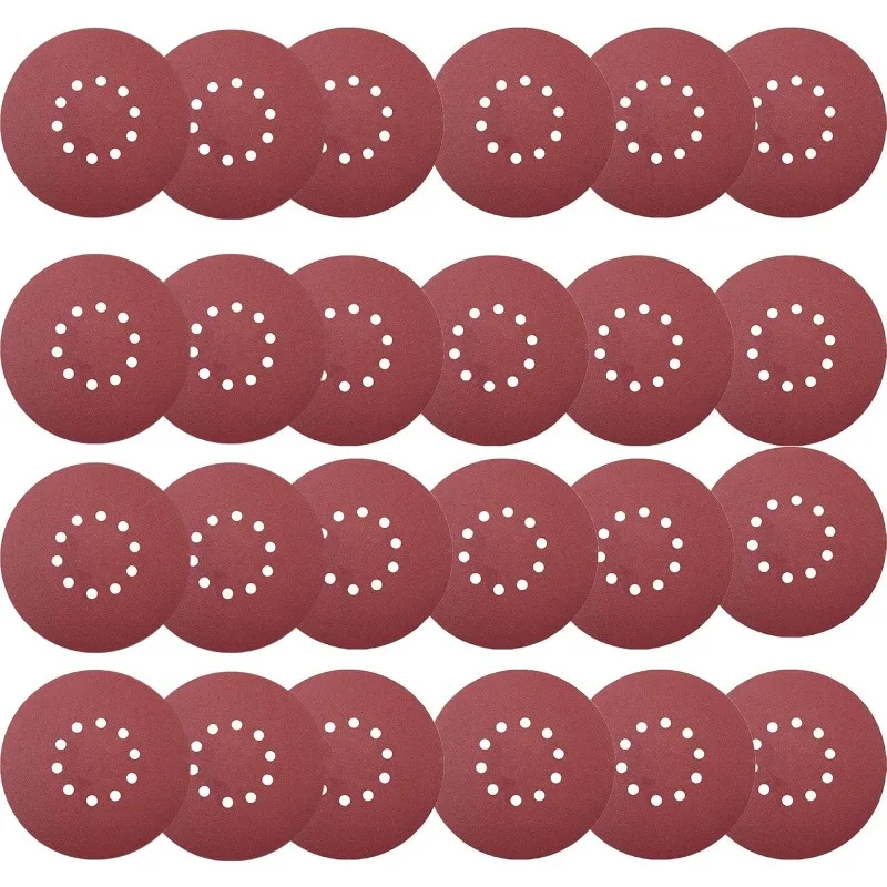 50 PCS 9-Inch 10-Hole Hook-and-Loop Sanding Discs for Drywall Sander -10 Pack Each of 60 80 120 150 240 Grits Sander Paper
50 PCS 9-Inch 10-Hole Hook-and-Loop Sanding Discs for Drywall Sander -10 Pack Each of 60 80 120 150 240 Grits Sander Paper