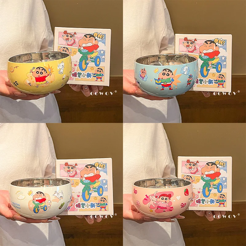 Миска для лапши из нержавеющей стали Crayon Shinchan 316, персонажи аниме, домашняя миска для лапши быстрого приготовления, детская салатница из нержавеющей стали
Миска для лапши из нержавеющей стали Crayon Shinchan 316, персонажи аниме, домашняя миска для лапши быстрого приготовления, детская салатница из нержавеющей стали