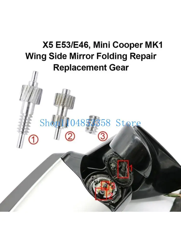 652F Car Folding Wing Mirror Repair Gear for X5 E53 E46 Mini MK1 Left and Right Rear View Mirror Folding Gear Repair 3Pcs
652F Car Folding Wing Mirror Repair Gear for X5 E53 E46 Mini MK1 Left and Right Rear View Mirror Folding Gear Repair 3Pcs
