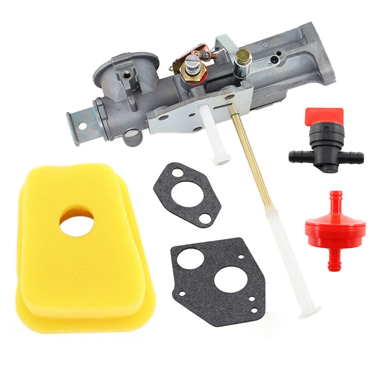 Aftermarket Carburetor for Small Engine For 299437 297599 Fits 135200 130200 130201 130292 Includes Gasket Set
Aftermarket Carburetor for Small Engine For 299437 297599 Fits 135200 130200 130201 130292 Includes Gasket Set