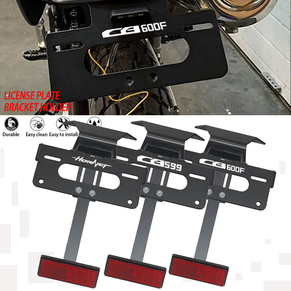 New Motorcycle Rear License Plate Holder Bracket For Honda CB600F CB599 Hornet CB 600F 599 2007-2013 2012 2011 2010 2009 CB600 F
New Motorcycle Rear License Plate Holder Bracket For Honda CB600F CB599 Hornet CB 600F 599 2007-2013 2012 2011 2010 2009 CB600 F