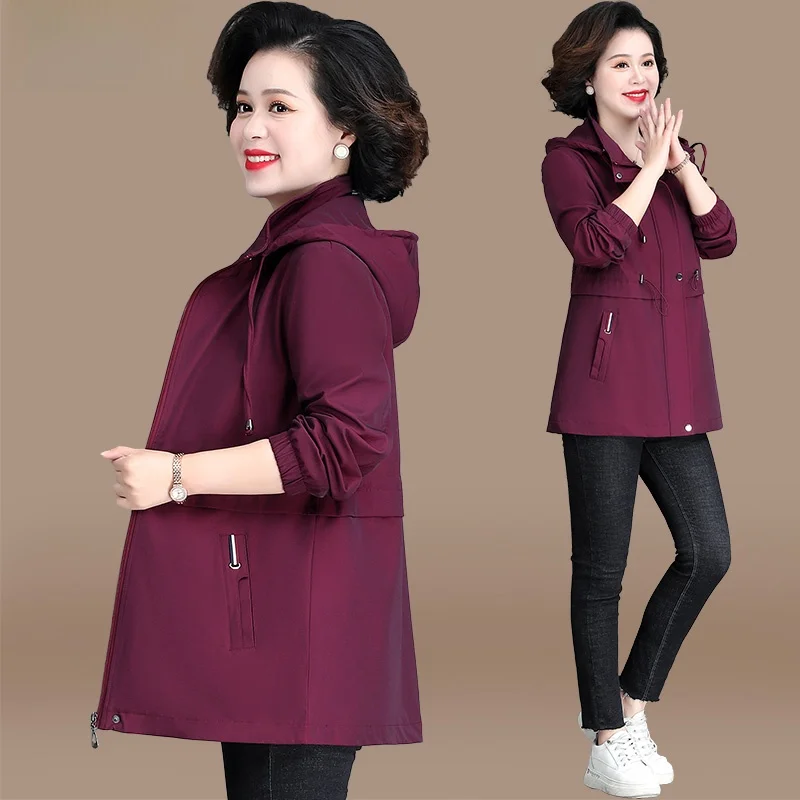 Sli Autumn Outerwear for Women 50 plus Medium Large Size Spring Coat Faionable Midlife Women's Clothing Korean Sle
Sli Autumn Outerwear for Women 50 plus Medium Large Size Spring Coat Faionable Midlife Women's Clothing Korean Sle