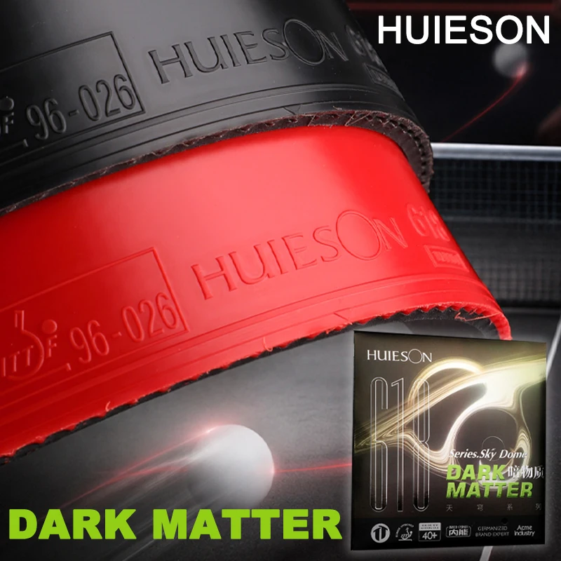 HUIESON Dark Matter Table Tennis Rubber Carbon Black 2.1mm Sponge Pins-in Ping Pong Rubber ITTF Approved Loop Fast Attack
HUIESON Dark Matter Table Tennis Rubber Carbon Black 2.1mm Sponge Pins-in Ping Pong Rubber ITTF Approved Loop Fast Attack