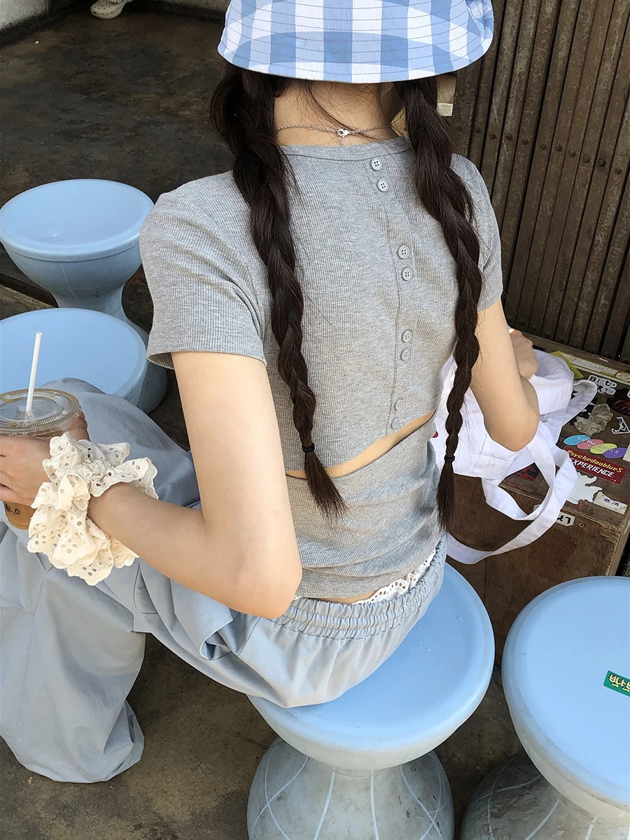 Женская футболка Slim Fit ort Sve, уникальный красивый маленький топ, шикарный корейский летний модный хлопковый топ B...
Женская футболка Slim Fit ort Sve, уникальный красивый маленький топ, шикарный корейский летний модный хлопковый топ B...