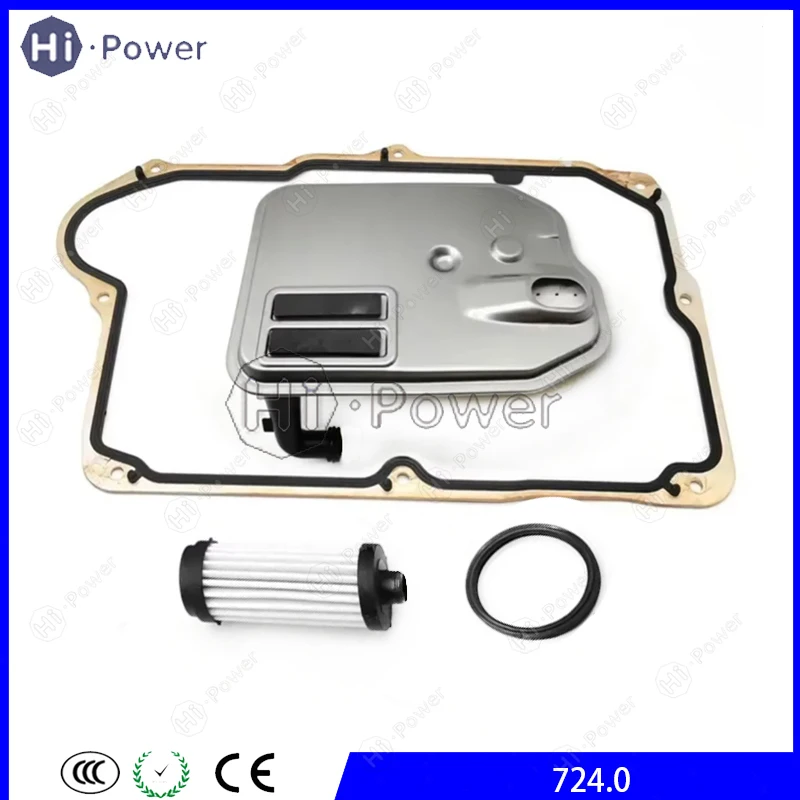 724.0 7G-DCT K7A240 K7X400 Auto Transmission Filter Kit For Mercedes-Benz A180 A200 B180 B200 CLA GLA 7 Sp Wet Dual Clutch
724.0 7G-DCT K7A240 K7X400 Auto Transmission Filter Kit For Mercedes-Benz A180 A200 B180 B200 CLA GLA 7 Sp Wet Dual Clutch