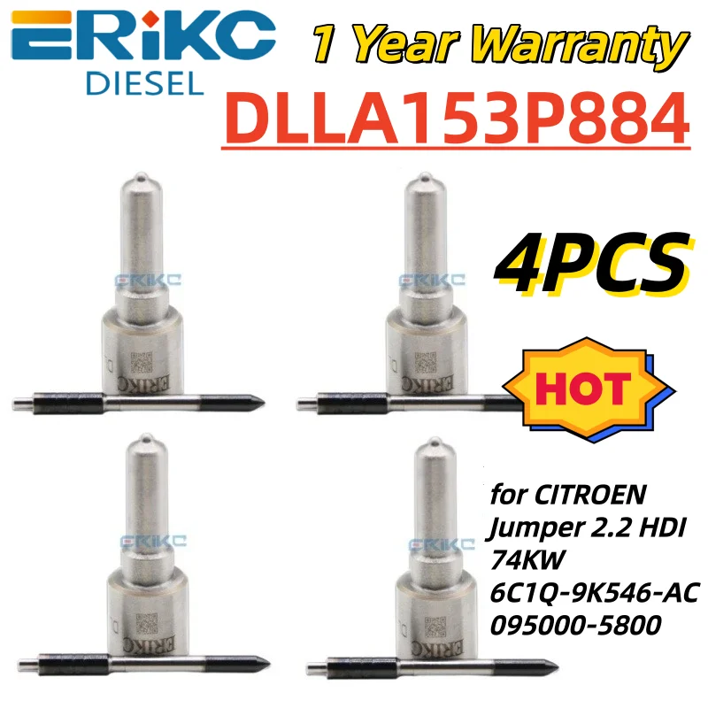 DLLA153P884 Injector Nozzle DLLA153P884 Sprayer Nozzle DLLA 153 P 884 for CITROEN Jumper 2.2 HDI 74KW 6C1Q-9K546-AC 095000-5800
DLLA153P884 Injector Nozzle DLLA153P884 Sprayer Nozzle DLLA 153 P 884 for CITROEN Jumper 2.2 HDI 74KW 6C1Q-9K546-AC 095000-5800