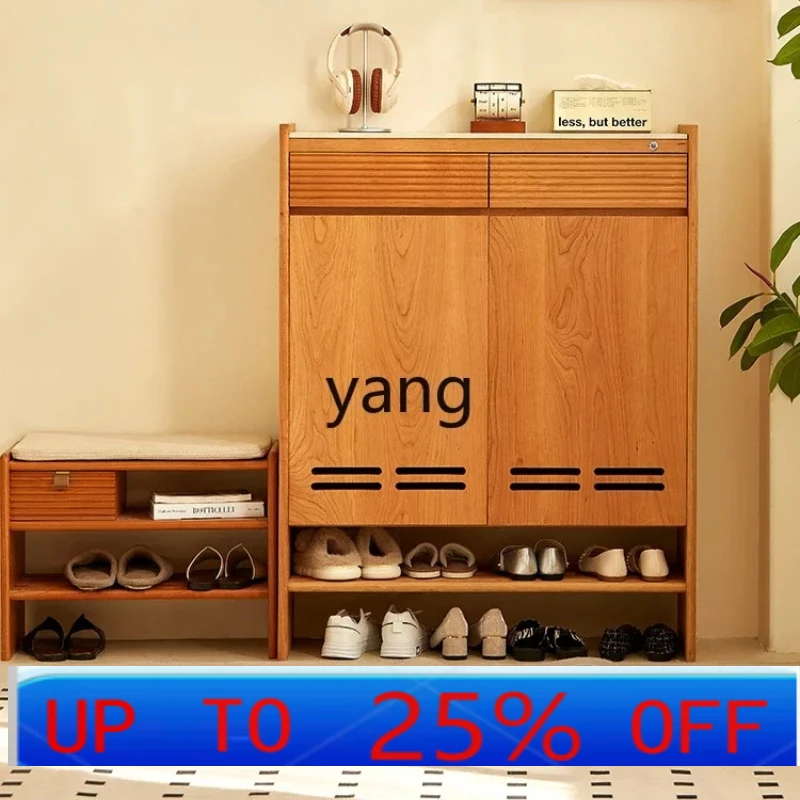 LH cherry wood shoe cabinet entrance integrated wood solid wood furniture ultra-thin travertine slate
LH cherry wood shoe cabinet entrance integrated wood solid wood furniture ultra-thin travertine slate