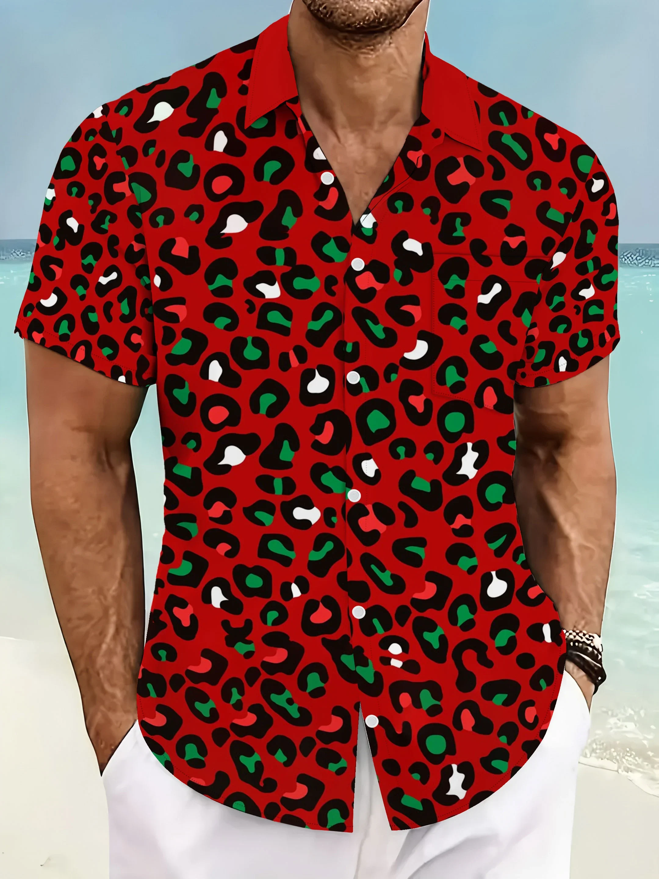 Fashion Beach Print Hawaiian Shirt For Men Summer Casual Tshirt Button Down Breathable Soft High Street Style Shirts
Fashion Beach Print Hawaiian Shirt For Men Summer Casual Tshirt Button Down Breathable Soft High Street Style Shirts