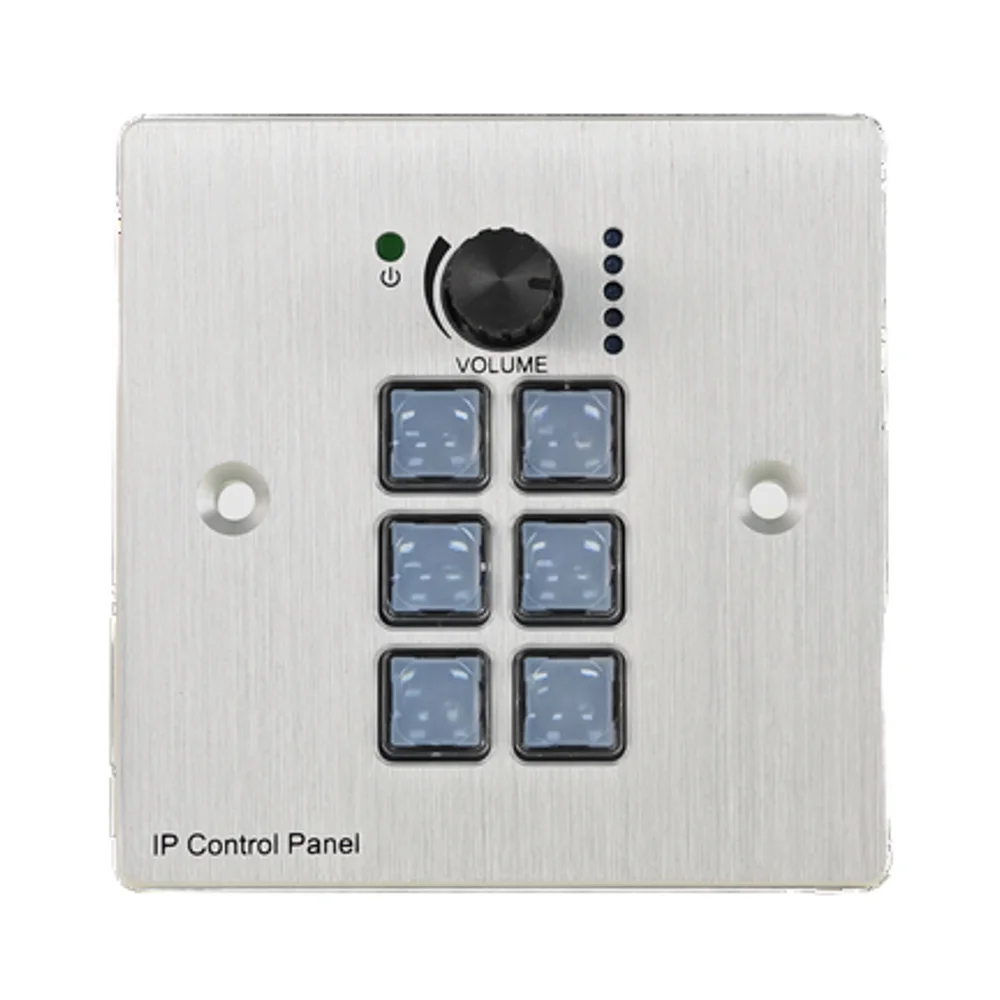 Hot Selling New IP Control Panel 6 Customizable Buttons Supports Infrared, RS232 and TCP/IP Control
Hot Selling New IP Control Panel 6 Customizable Buttons Supports Infrared, RS232 and TCP/IP Control