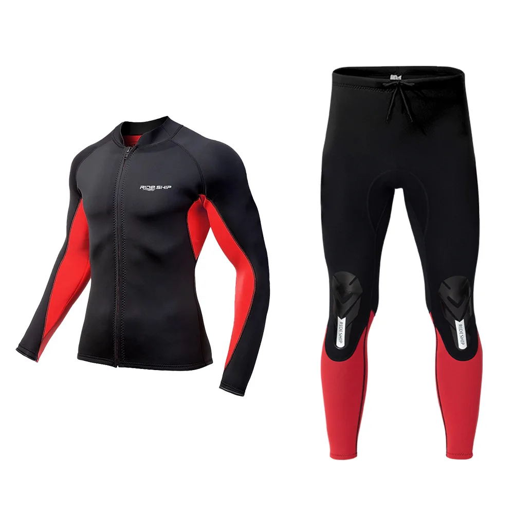 STLF Men's 1.5 mm Free Diving Suit Long-Sleeved Top Deep Dive Pants with Chest Zipper Snorkeling Surfing Wetsuit with Front Logo
STLF Men's 1.5 mm Free Diving Suit Long-Sleeved Top Deep Dive Pants with Chest Zipper Snorkeling Surfing Wetsuit with Front Logo