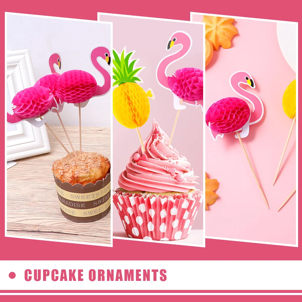 30 Pcs Cake Decorations Flamingo Picks Hawaiian Party Supplies Cupcake Toppers Bright Colors Special Design Cake Picks
30 Pcs Cake Decorations Flamingo Picks Hawaiian Party Supplies Cupcake Toppers Bright Colors Special Design Cake Picks