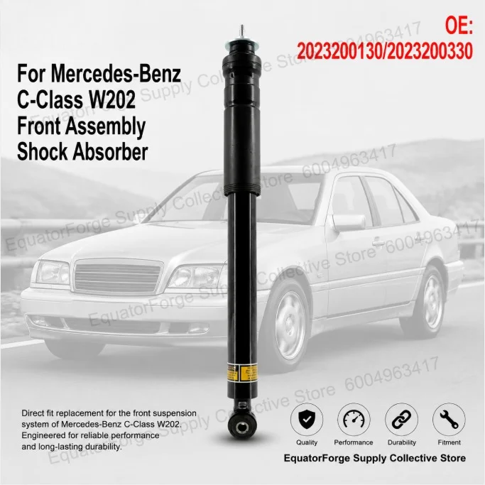 High Stability Robust Ordinary Front Assembly Shock Absorber for Mercedes-Benz C-Class W202 - OE 2023200130/2023200330
High Stability Robust Ordinary Front Assembly Shock Absorber for Mercedes-Benz C-Class W202 - OE 2023200130/2023200330