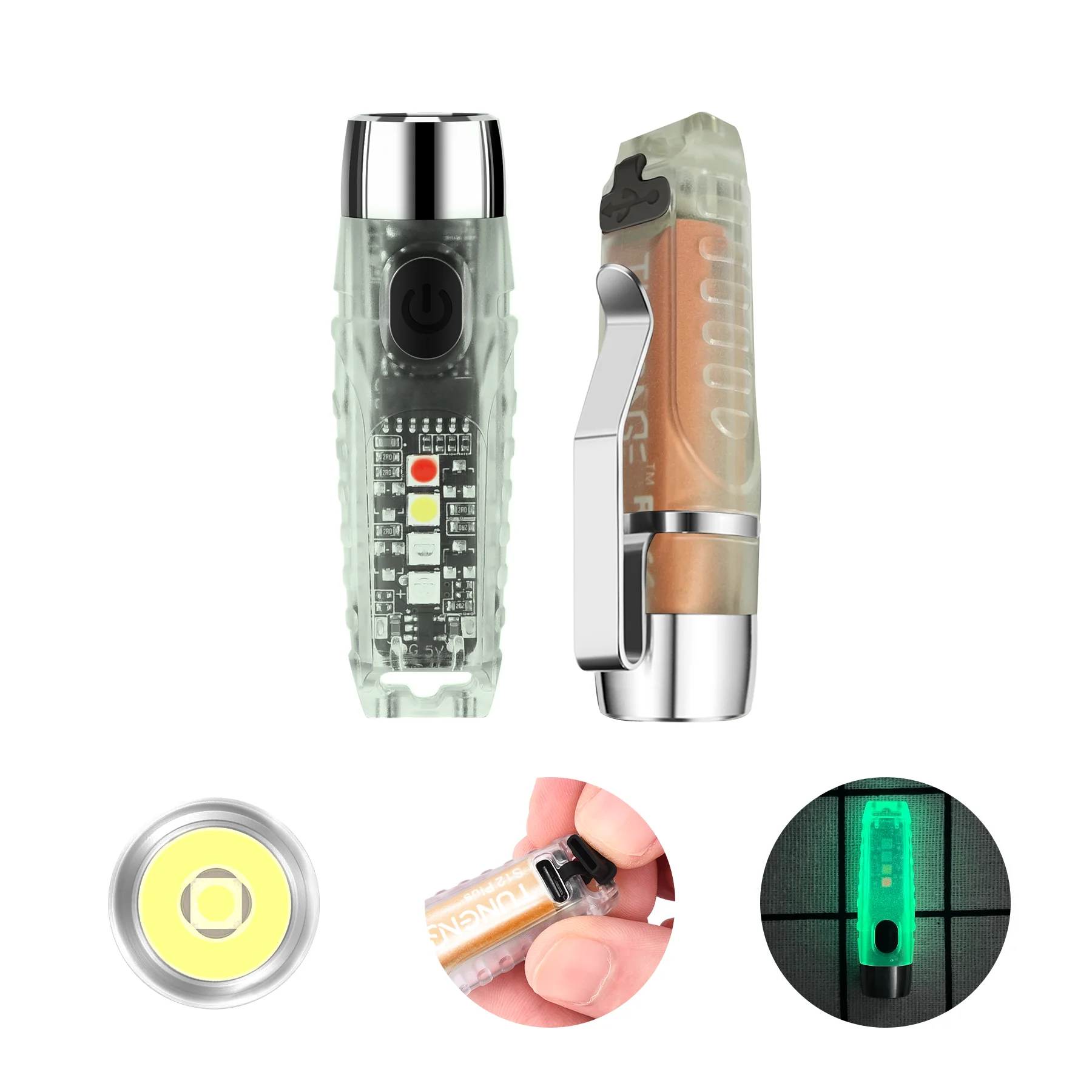 TUNENGE S12 PLUS Portable Flashlight Super Bright Torch 600LM Waterproof LED Light Keychain Built-in Battery With Magnetic
TUNENGE S12 PLUS Portable Flashlight Super Bright Torch 600LM Waterproof LED Light Keychain Built-in Battery With Magnetic