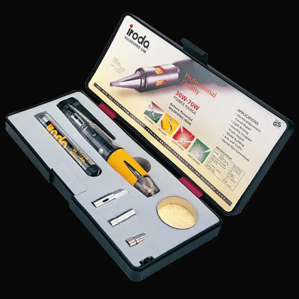 Taiwan Ailuoda gas soldering iron PRO-50 portable inflatable butane soldering iron burning gas import
Taiwan Ailuoda gas soldering iron PRO-50 portable inflatable butane soldering iron burning gas import
