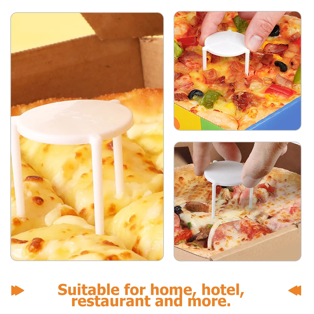50 Pcs Pizza Stand White Plastic Tripod Anti Collapse Bracket Catering Boxes Restaurant Takeaway Food Grade Thickened Kitchen
50 Pcs Pizza Stand White Plastic Tripod Anti Collapse Bracket Catering Boxes Restaurant Takeaway Food Grade Thickened Kitchen