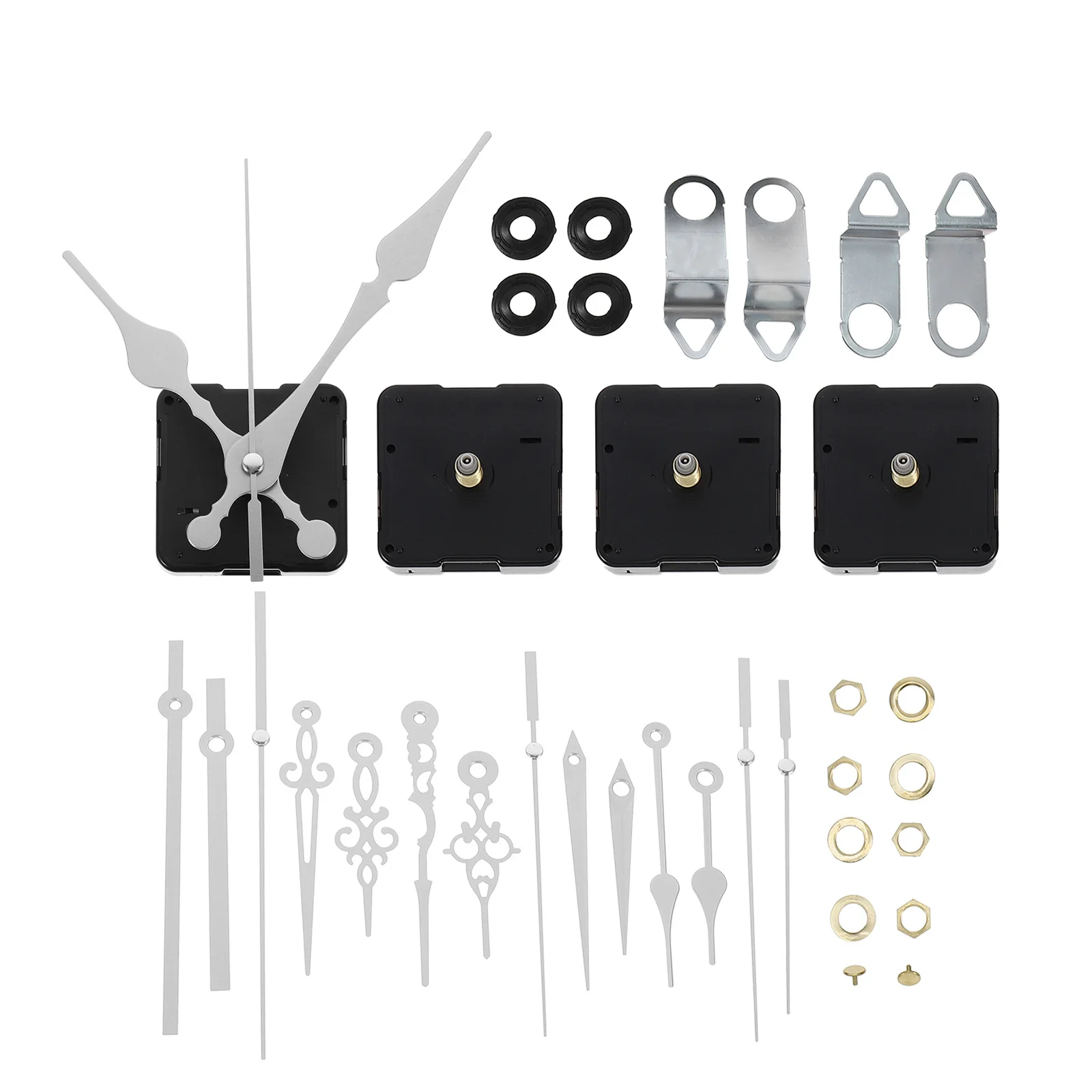 4Sets Clock Movement Replacement Durable Quiet Quartz Mechanism Elegant Pointer Accessories Clock Pointers Parts
4Sets Clock Movement Replacement Durable Quiet Quartz Mechanism Elegant Pointer Accessories Clock Pointers Parts
