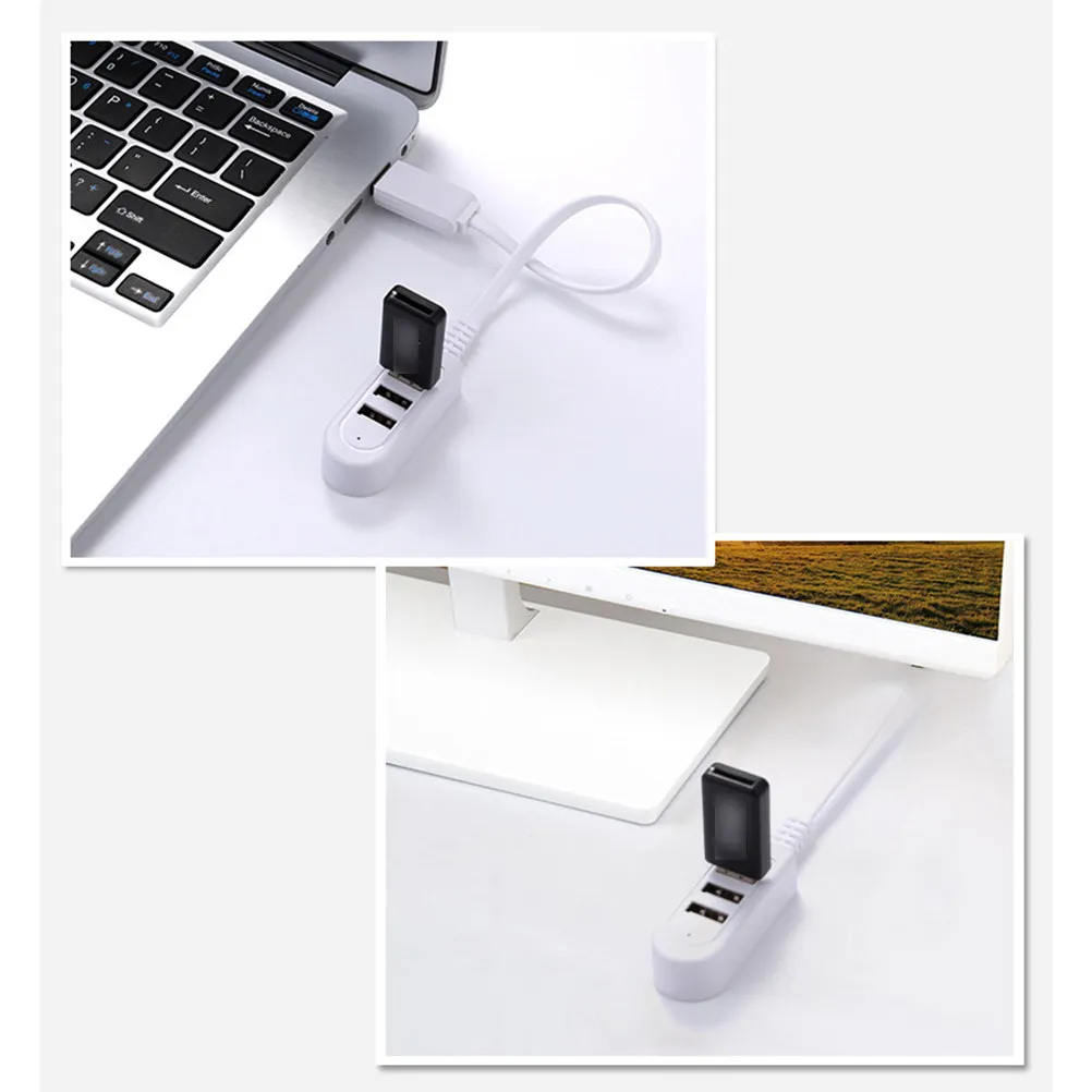 Multi-Function 3A 3Usb Hub 0.25M Extension Line White Compact Portable Multi-Port Hub For Desktop Notebook Computer