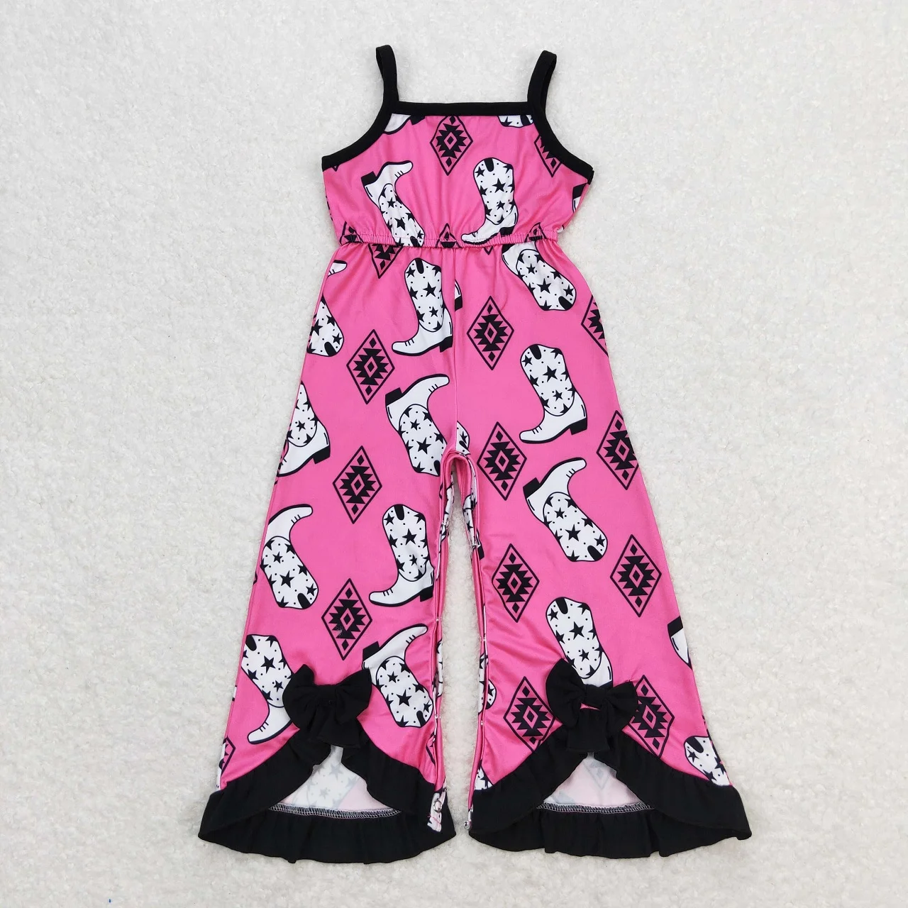 Wholesale Toddler Children One-piece Kids Sleeveless Western Pink Pants Infant Overalls Boots Pink Romper Baby Girl Jumpsuit
Wholesale Toddler Children One-piece Kids Sleeveless Western Pink Pants Infant Overalls Boots Pink Romper Baby Girl Jumpsuit