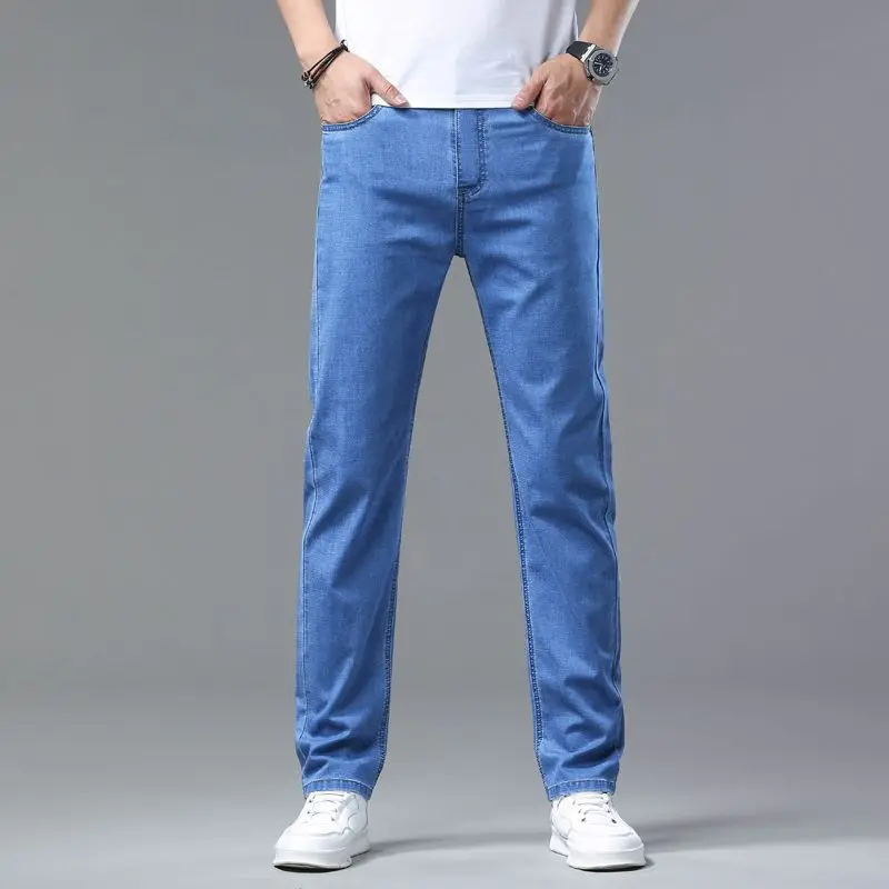 2025 new jeans men's straight slim high-end stretch loose denim casual long pants jeans for men
2025 new jeans men's straight slim high-end stretch loose denim casual long pants jeans for men