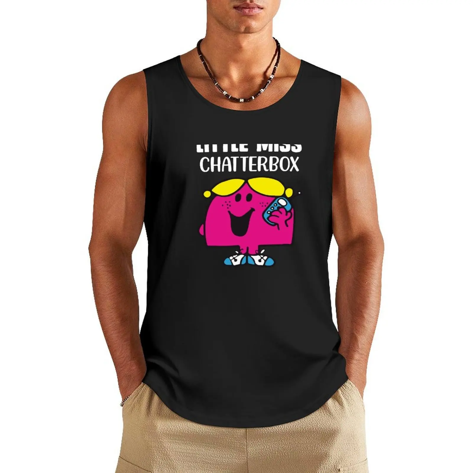 Little Miss Chatterbox Tank Top Sleeveless men man sexycostume summer singlet for men
Little Miss Chatterbox Tank Top Sleeveless men man sexycostume summer singlet for men
