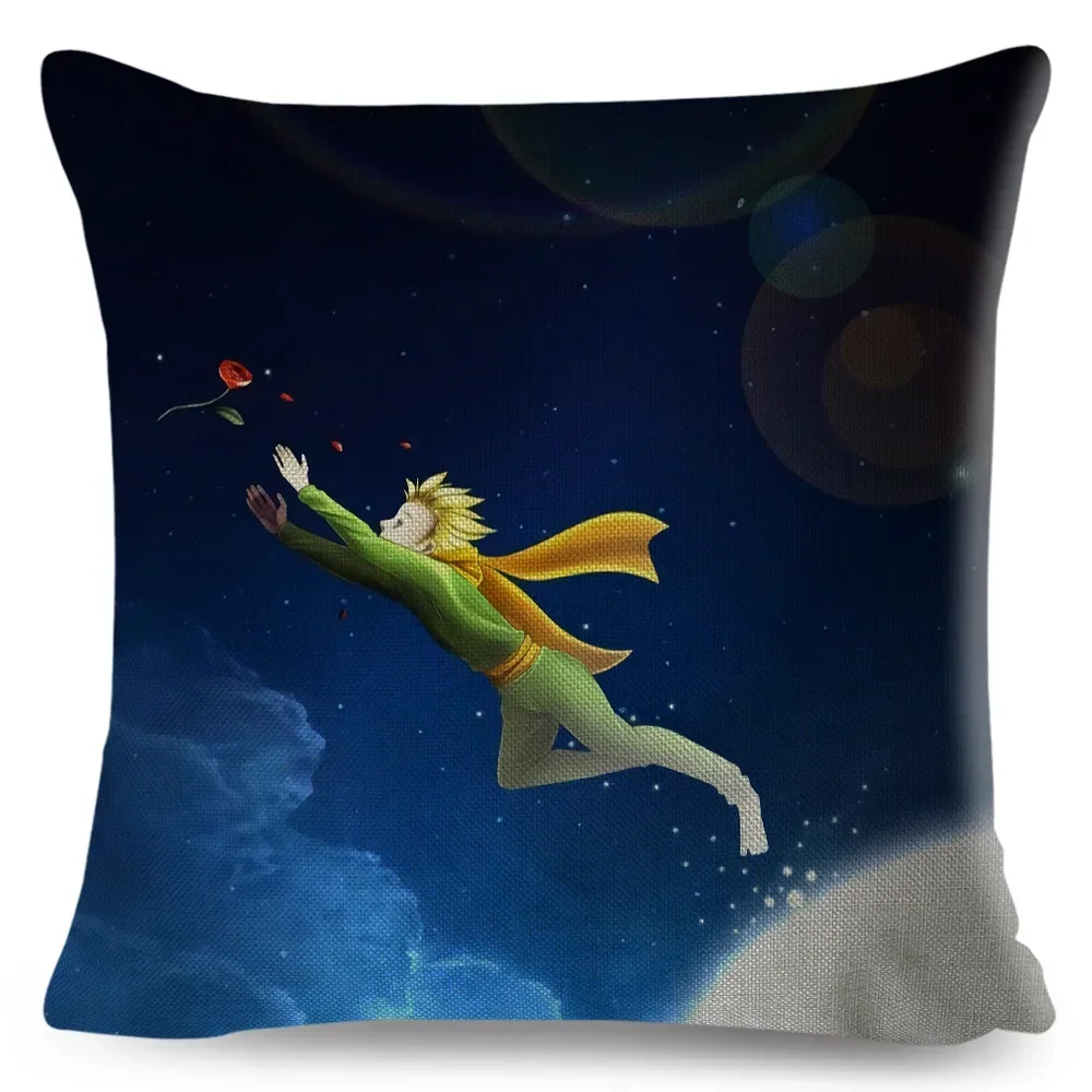 Little Prince Pillow Case Decor Cartoon France Anime Print Cushion Cover for Sofa Home Children Room Linen Throw Pillowcase
Little Prince Pillow Case Decor Cartoon France Anime Print Cushion Cover for Sofa Home Children Room Linen Throw Pillowcase