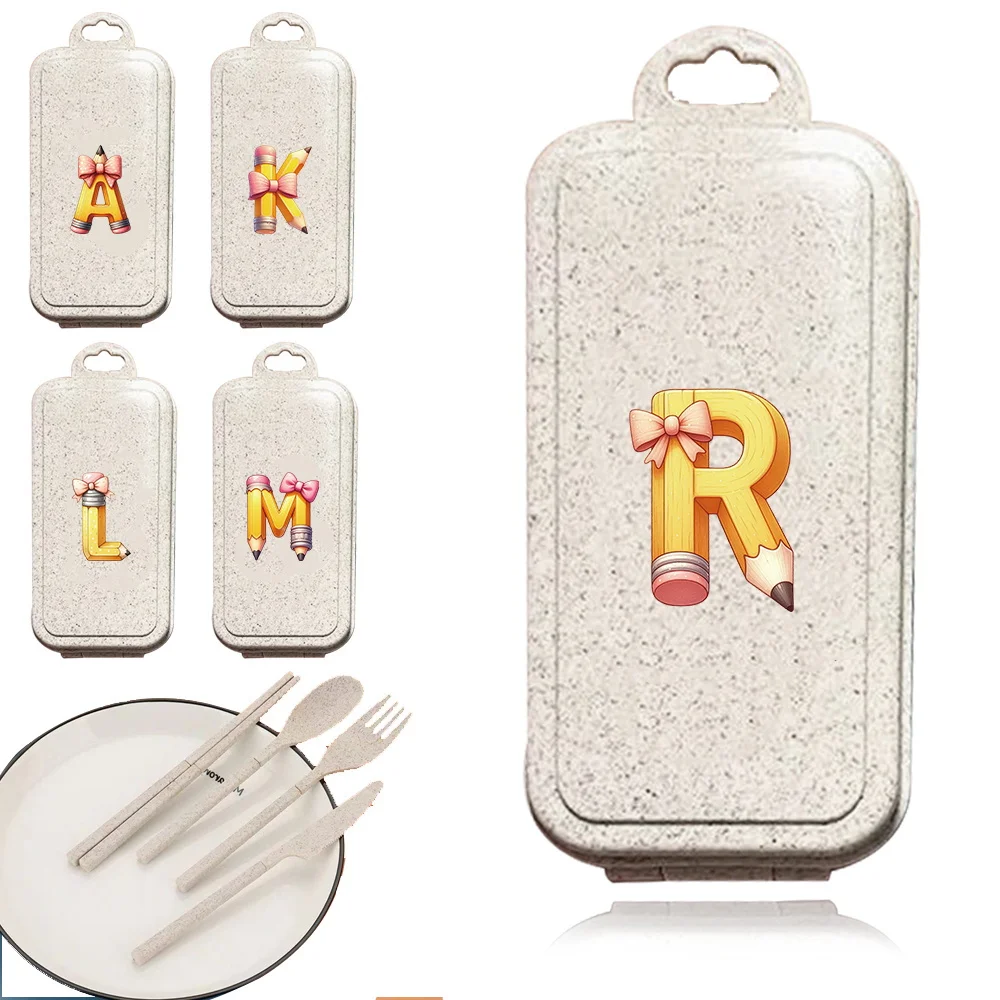 Detachable Reusable Fold Spoon Fork Knife Chopstick Tableware Picnic Dinnerware Set Pencil Initial Name 26 Letters Pattern
Detachable Reusable Fold Spoon Fork Knife Chopstick Tableware Picnic Dinnerware Set Pencil Initial Name 26 Letters Pattern