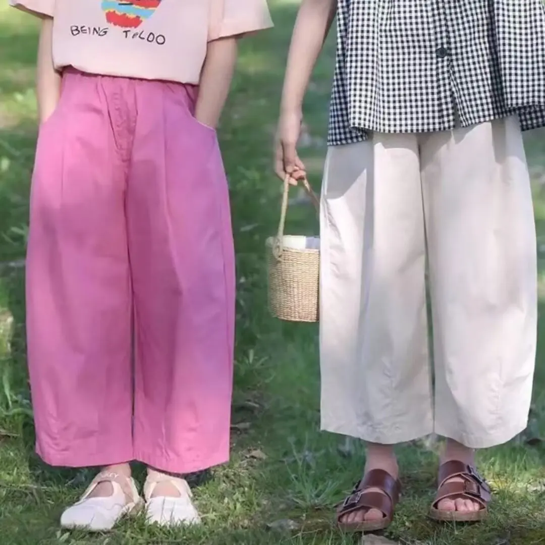 4-14Y Girl Korean Straight Pant Cotton Anti-mosquito Solid Toddler Girl Wide Leg Pant Loose Trendy Junior Girl Versatile Trouser
4-14Y Girl Korean Straight Pant Cotton Anti-mosquito Solid Toddler Girl Wide Leg Pant Loose Trendy Junior Girl Versatile Trouser
