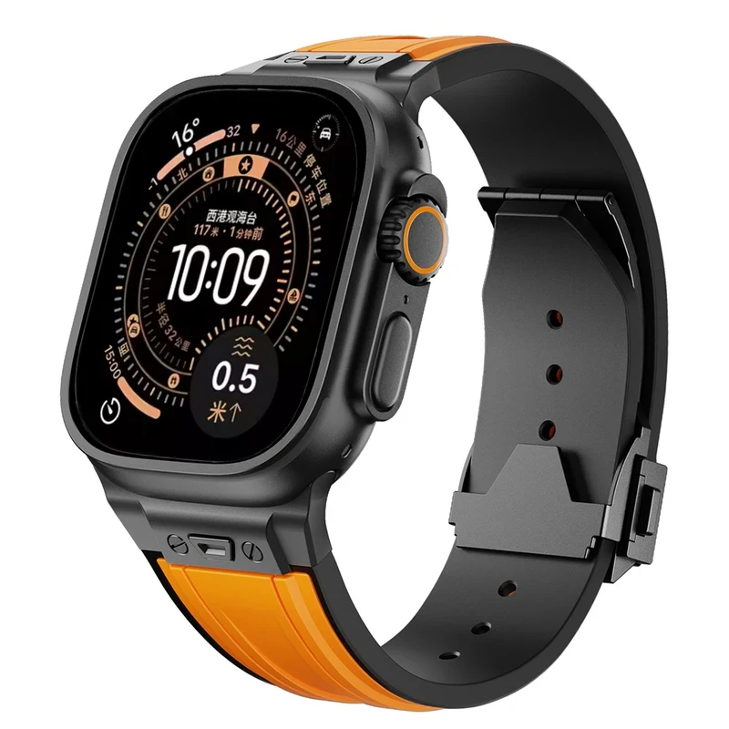 Sport Silicone Rubber Straps for Apple Watch Ultra 3 2 Series 11 10 9 8 7 6 5 SE 49 46 45 44 41mm Watch Bracelet
Sport Silicone Rubber Straps for Apple Watch Ultra 3 2 Series 11 10 9 8 7 6 5 SE 49 46 45 44 41mm Watch Bracelet