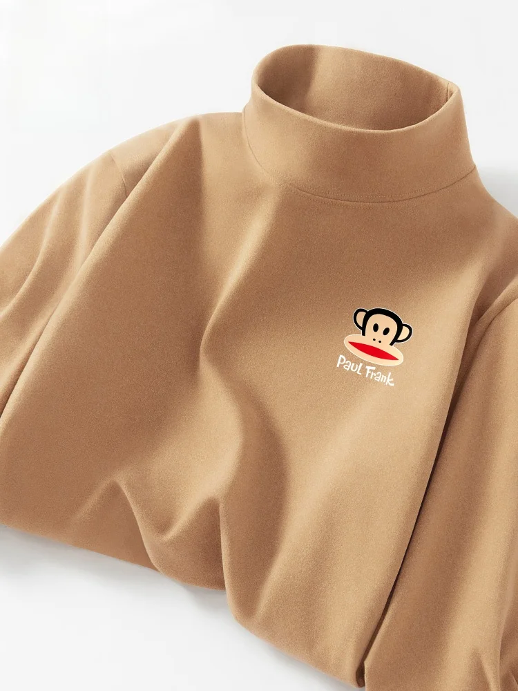 Мужская теплая базовая футболка с высоким воротником и длинным рукавом, двусторонняя, из флиса, для осени и зимы, в городском стиле
Мужская теплая базовая футболка с высоким воротником и длинным рукавом, двусторонняя, из флиса, для осени и зимы, в городском стиле