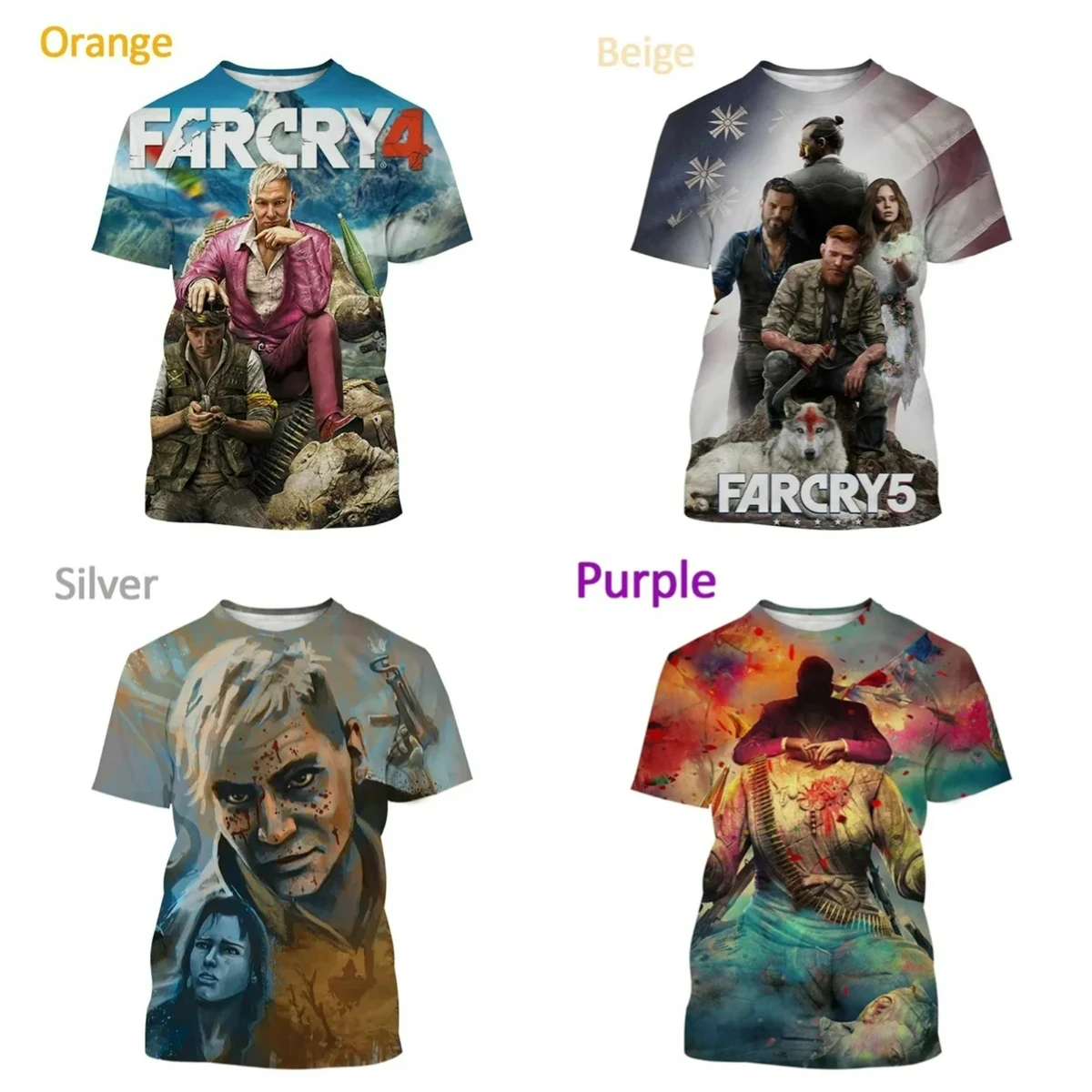 Горячие игры Far Cry Deluxe, футболка с 3D принтом, мужская летняя модная футболка с короткими рукавами, уличная классическая быстросохнущая футболка MOTO
Горячие игры Far Cry Deluxe, футболка с 3D принтом, мужская летняя модная футболка с короткими рукавами, уличная классическая быстросохнущая футболка MOTO