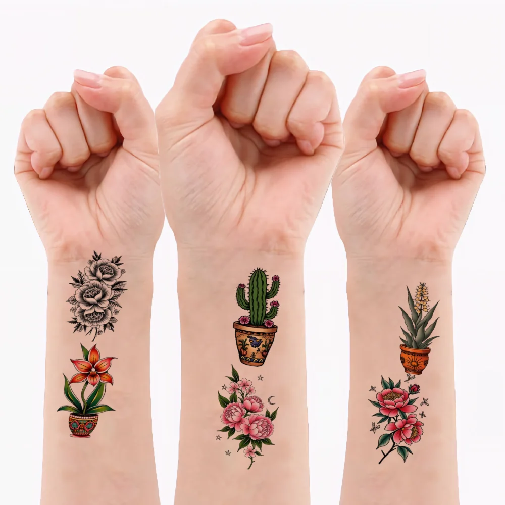 28pcs Temporary Tattoo Ornamental Tattoos Temporary Tattoo Stickers Cactus Tattoos Floral Tattoos New School Traditional For
28pcs Temporary Tattoo Ornamental Tattoos Temporary Tattoo Stickers Cactus Tattoos Floral Tattoos New School Traditional For