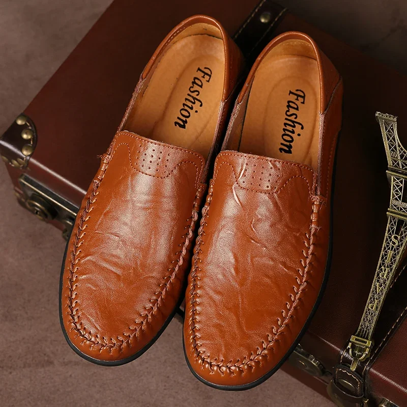 Men Loafers Leather Shoes For Men Casual Shoes Moccasins Breathable Sneakers Men Driving Shoes Comfort Flats
Men Loafers Leather Shoes For Men Casual Shoes Moccasins Breathable Sneakers Men Driving Shoes Comfort Flats