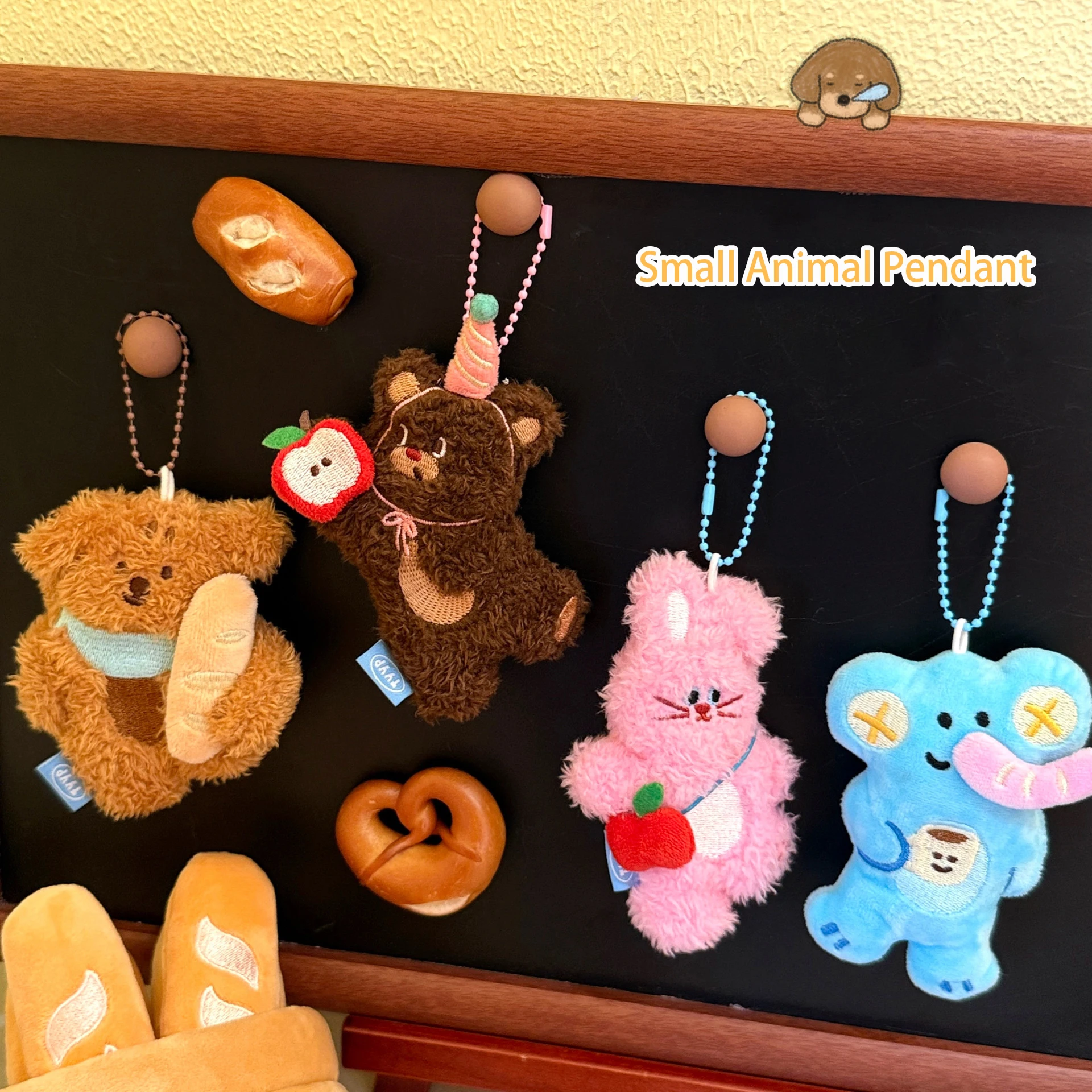 Cartoon plush toy pendant keychain cute pet backpack accessory girl backpack bead chain pendant gift
Cartoon plush toy pendant keychain cute pet backpack accessory girl backpack bead chain pendant gift