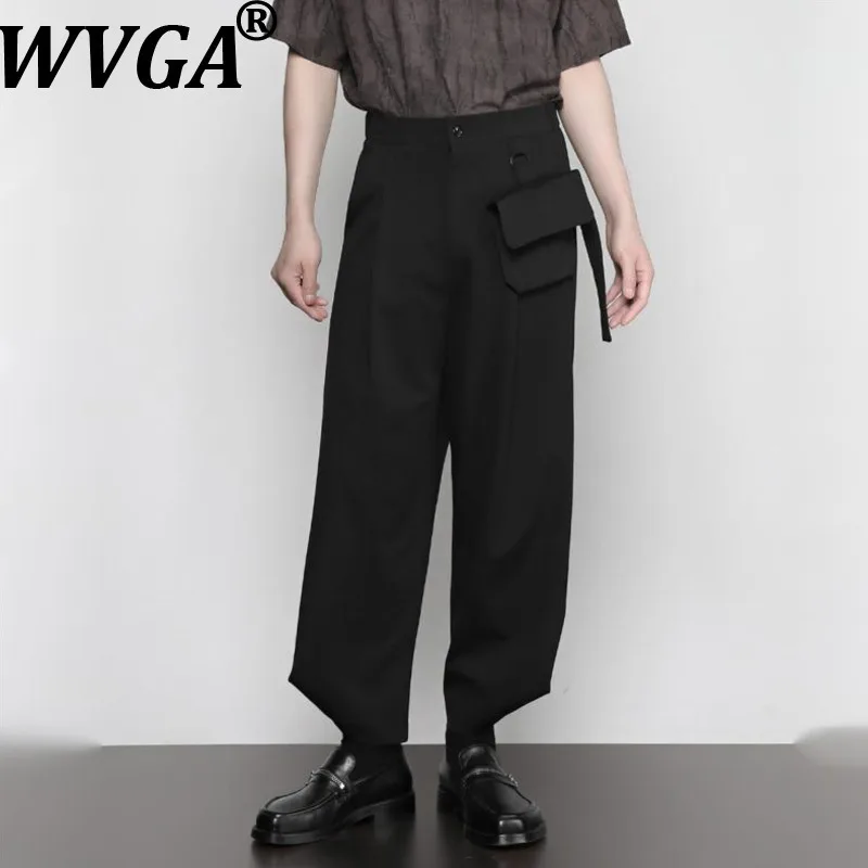 WVGA Spring Autumn New Man Foldable Waist Bag Design Trendy Loose Wide-Leg Ankle-lengh Pants Niche Casual Japanese Style W21541
WVGA Spring Autumn New Man Foldable Waist Bag Design Trendy Loose Wide-Leg Ankle-lengh Pants Niche Casual Japanese Style W21541