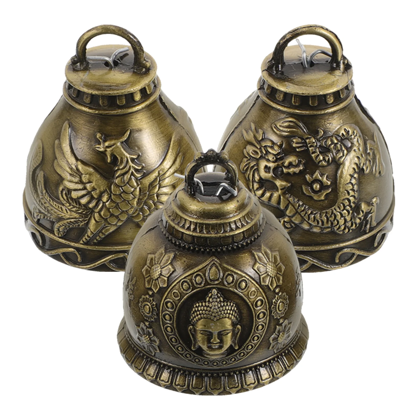 3pcs Feng Shui Bells Dragon Durable Alloy Wind Chime Holiday Decor Craft DIY Metal Hanging Bell
3pcs Feng Shui Bells Dragon Durable Alloy Wind Chime Holiday Decor Craft DIY Metal Hanging Bell