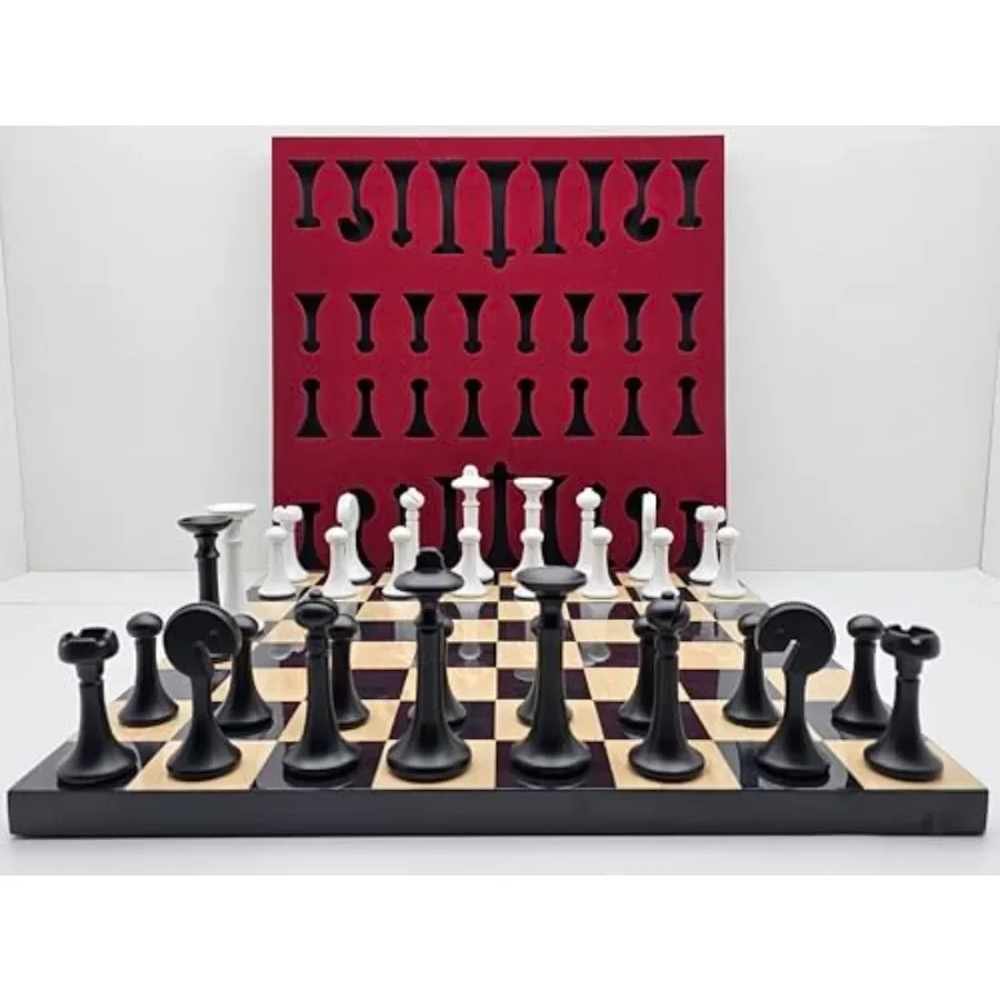 15.7 inches Large Chess Set for home and tournament use, high polymer zinc alloy weighted pieces, classic black and white, dura
15.7 inches Large Chess Set for home and tournament use, high polymer zinc alloy weighted pieces, classic black and white, dura