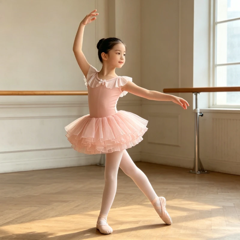 Soft Elastic Short Sleeve Dance Leotard Breathable Summer Stylish Pink Outfit Suitable for Multiple Dance Styles Art Training
Soft Elastic Short Sleeve Dance Leotard Breathable Summer Stylish Pink Outfit Suitable for Multiple Dance Styles Art Training