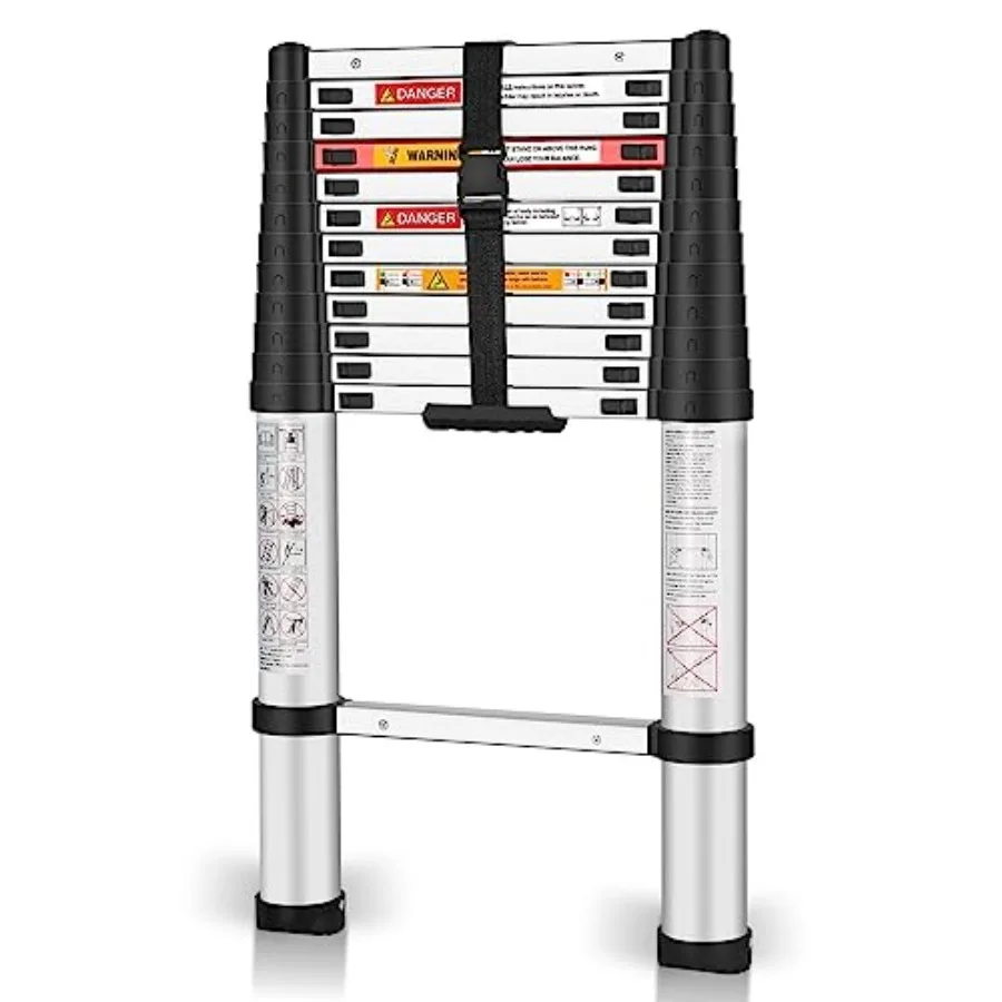 Telescoping Ladder,12.5 Feet Aluminum Telescopic Extension Ladder,Soft Close Design Multi-Purpose Extendable Ladder for Daily
Telescoping Ladder,12.5 Feet Aluminum Telescopic Extension Ladder,Soft Close Design Multi-Purpose Extendable Ladder for Daily