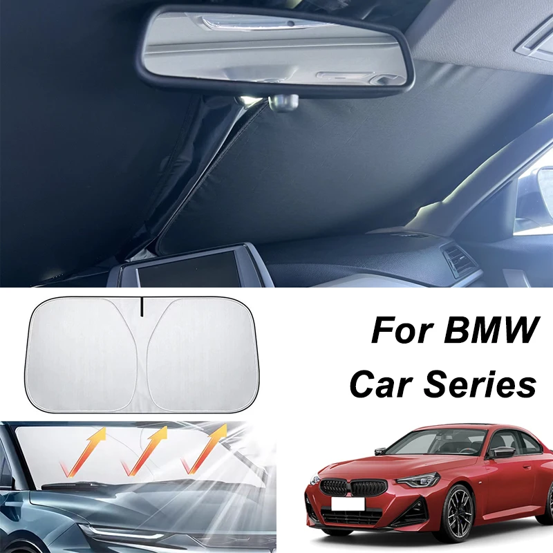 Car Front Windshield Sunshade For BMW F30 F31 E90 E91 G20 G30 F10 F20 X1 X3 X5 X2 X6 M2 M3 i3 i4 UV Protection Sun Shade
Car Front Windshield Sunshade For BMW F30 F31 E90 E91 G20 G30 F10 F20 X1 X3 X5 X2 X6 M2 M3 i3 i4 UV Protection Sun Shade