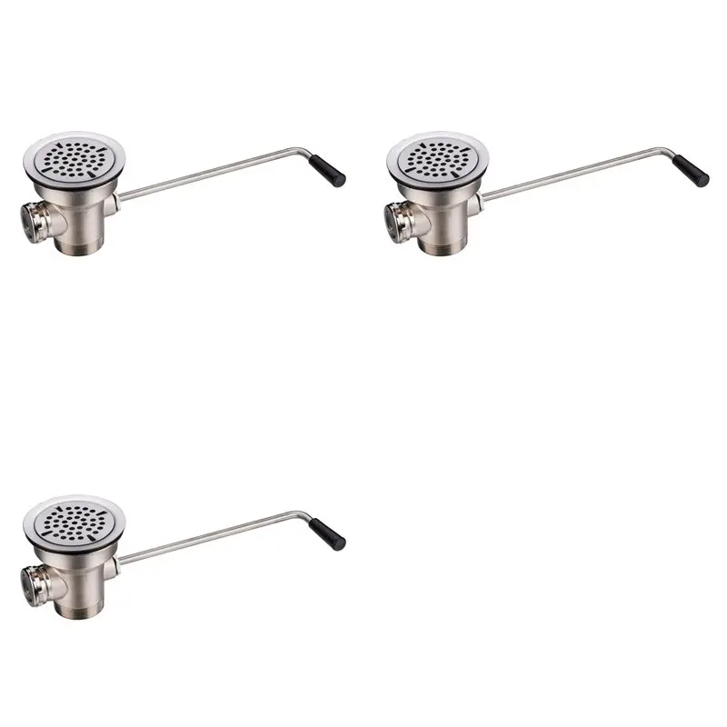 【ФИТИНГ】3 шт. 3-1/2 дюйма коммерческий слив для раковины с поворотной ручкой рычага, сливной клапан с переливным входом
【ФИТИНГ】3 шт. 3-1/2 дюйма коммерческий слив для раковины с поворотной ручкой рычага, сливной клапан с переливным входом