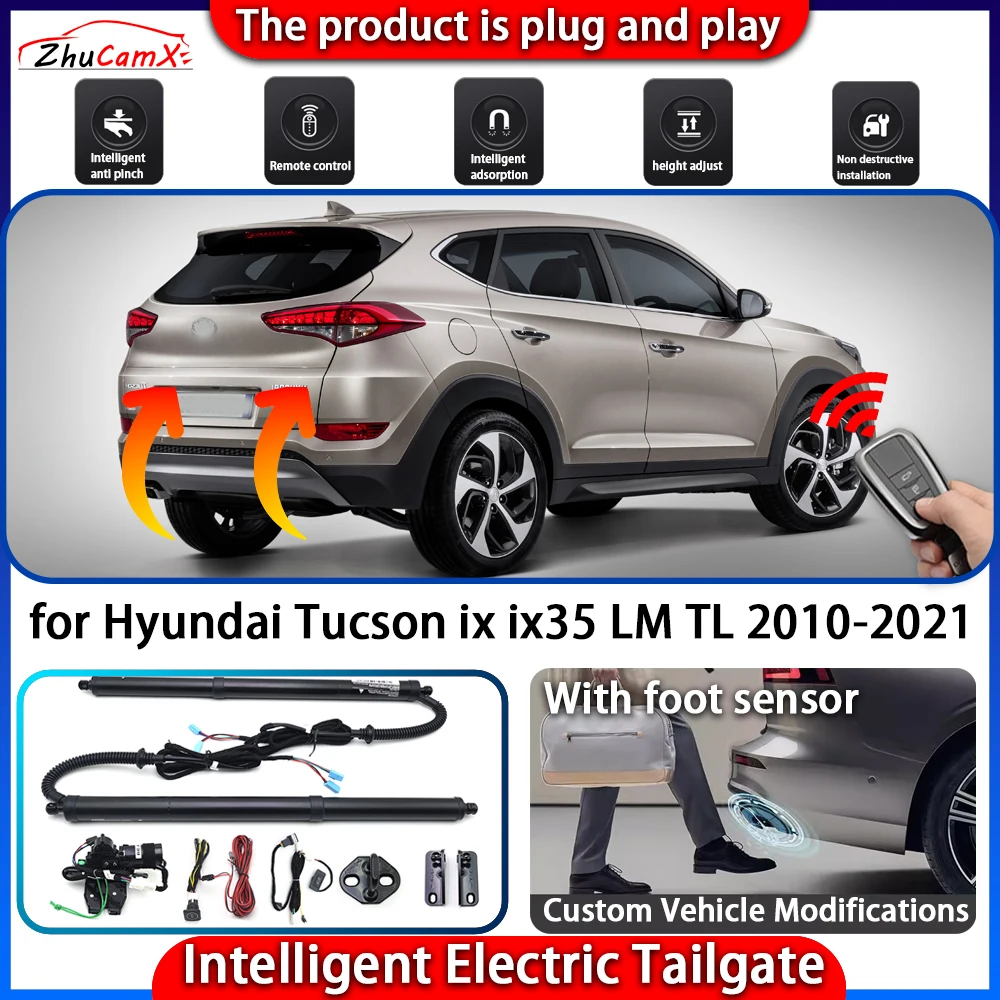 ZhuCamX Smart Powered Tailgate System for Hyundai Tucson ix ix35 LM TL 2010-2021 Automatic Intelligent Trunk Lift Control Kit
ZhuCamX Smart Powered Tailgate System for Hyundai Tucson ix ix35 LM TL 2010-2021 Automatic Intelligent Trunk Lift Control Kit