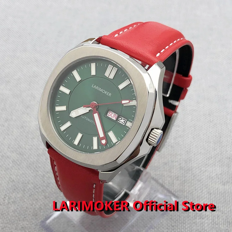LARIMOKER 2022 Luxury New 41mm Men's White NH36 Dial Vintage Mechanical Automatic Watch Sapphire Glass Red Leather Bracelet
LARIMOKER 2022 Luxury New 41mm Men's White NH36 Dial Vintage Mechanical Automatic Watch Sapphire Glass Red Leather Bracelet