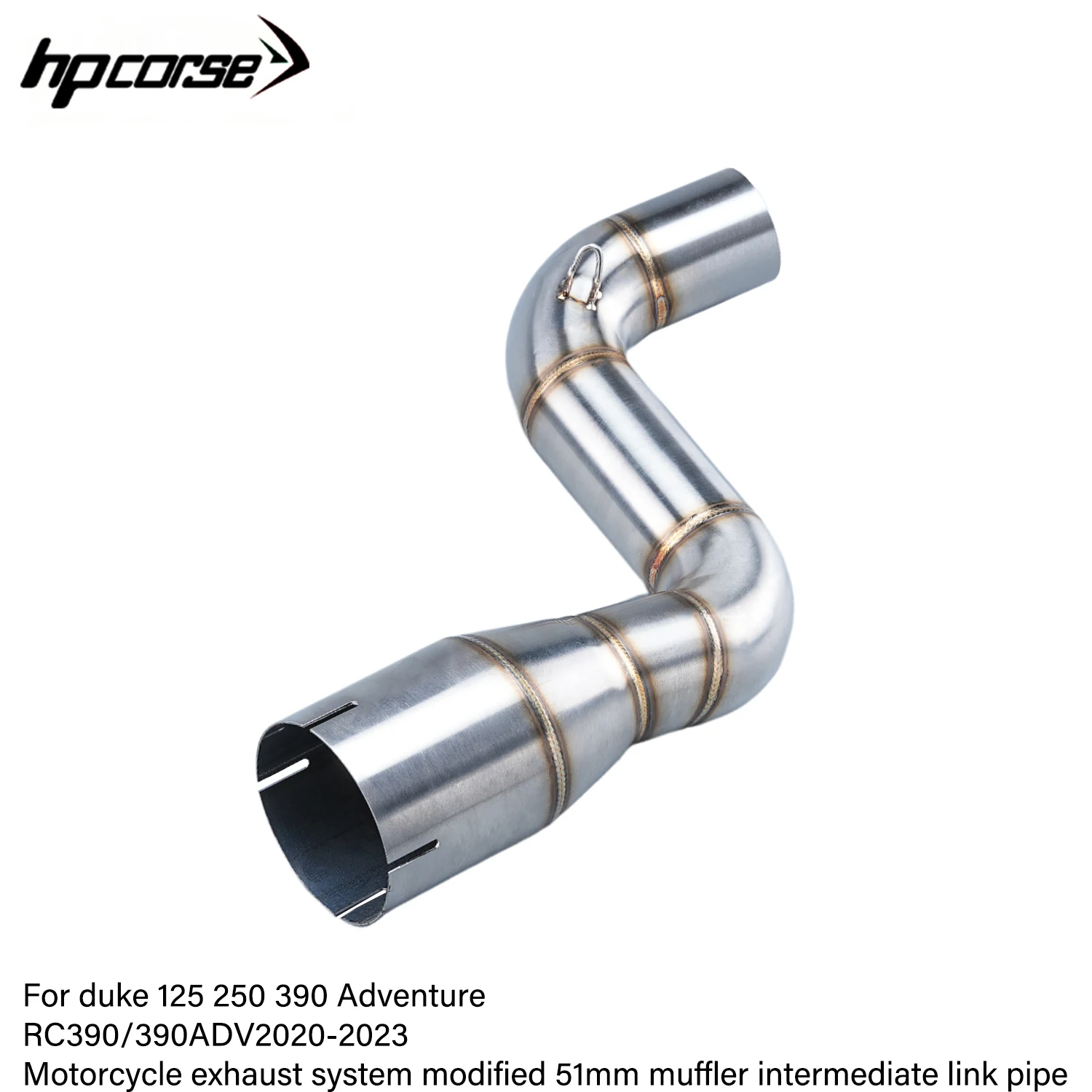 For Duke RC390/390 ADV Adventure 2020-2023 Motorcycle exhaust system modified 51mm muffler intermediate link pipe
For Duke RC390/390 ADV Adventure 2020-2023 Motorcycle exhaust system modified 51mm muffler intermediate link pipe
