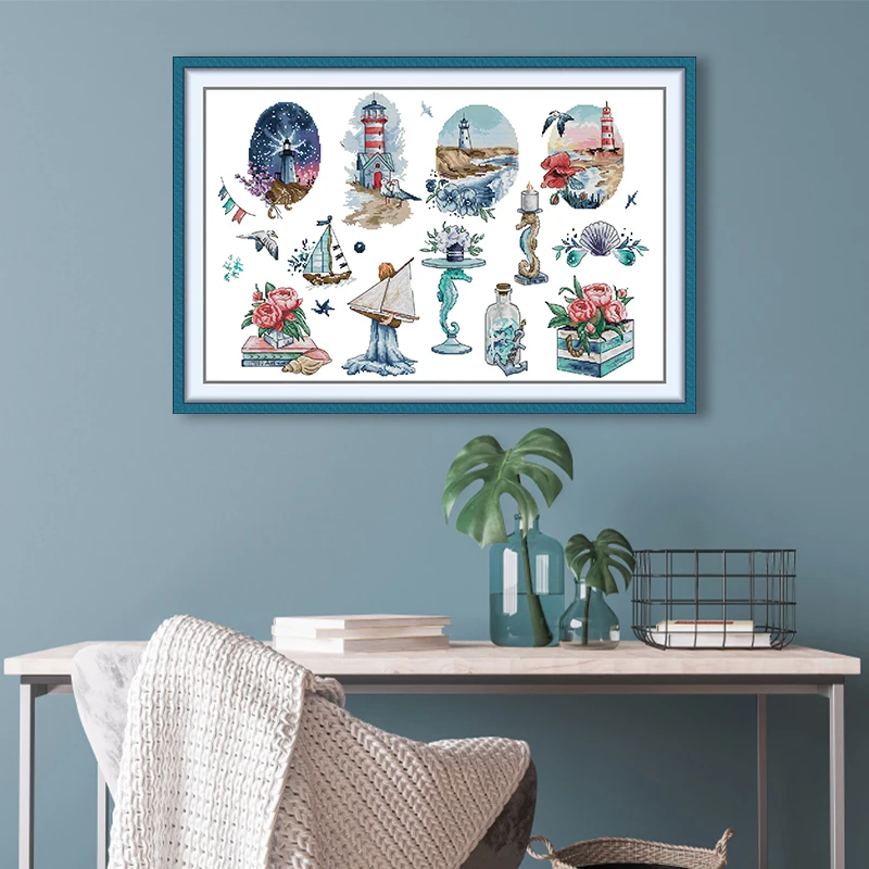 Stamped Cross Stitch Kit Aida 16CT 14CT 11CT DMC Threads Joy Sunday DIY Embroidery Complete Kit The Call of The Sea
Stamped Cross Stitch Kit Aida 16CT 14CT 11CT DMC Threads Joy Sunday DIY Embroidery Complete Kit The Call of The Sea
