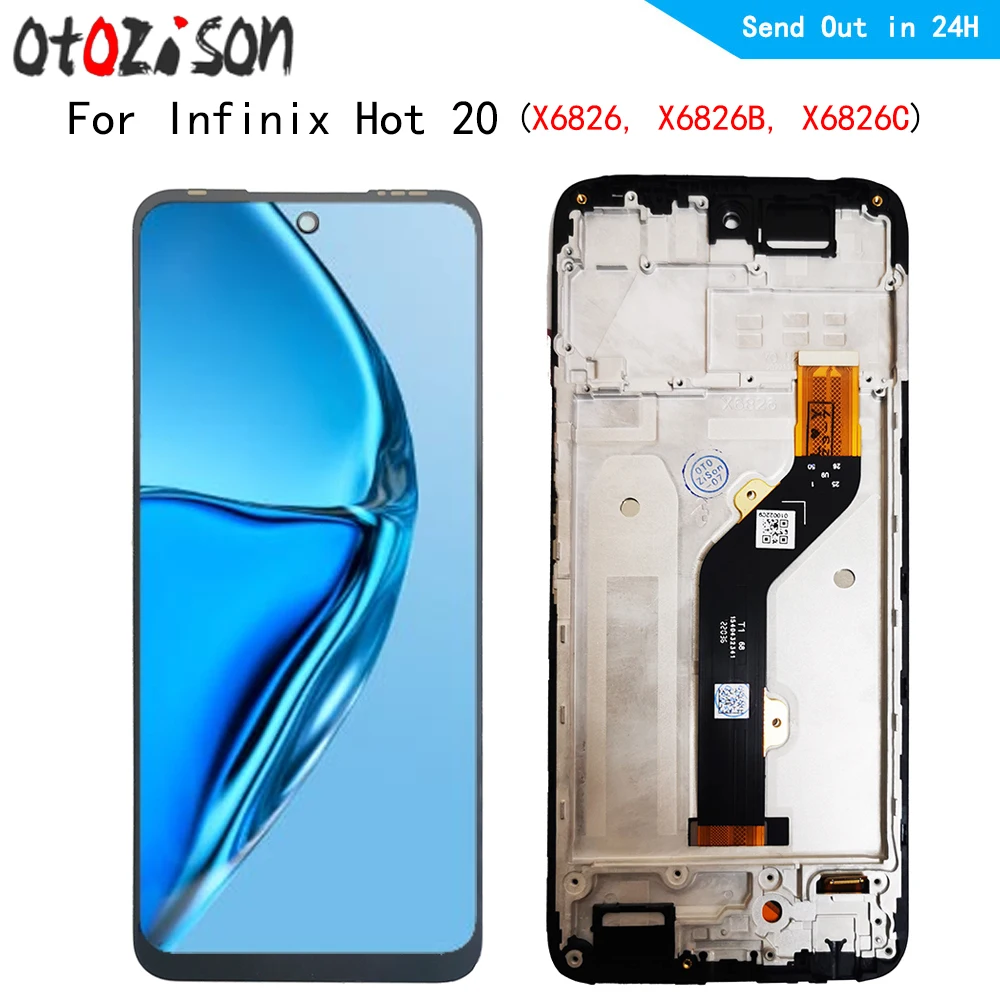 ЖК-дисплей X6826 6,82 дюйма IPS для Infinix Hot 20 X6826B, X6826C фотографический экран с дигитайзером и рамкой в сборе для Hot20
ЖК-дисплей X6826 6,82 дюйма IPS для Infinix Hot 20 X6826B, X6826C фотографический экран с дигитайзером и рамкой в сборе для Hot20