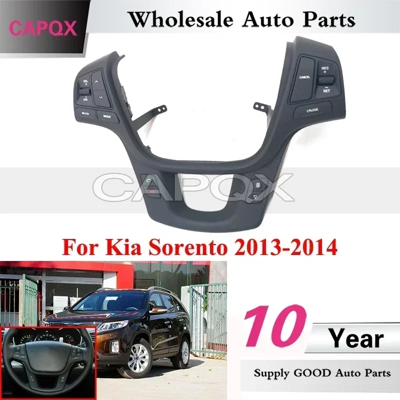 CAPQX Multifunction Steering Wheel Switch Button For Kia Sorento 2013-2014 Volume Switch Cruise Button Bluetooth Button
CAPQX Multifunction Steering Wheel Switch Button For Kia Sorento 2013-2014 Volume Switch Cruise Button Bluetooth Button